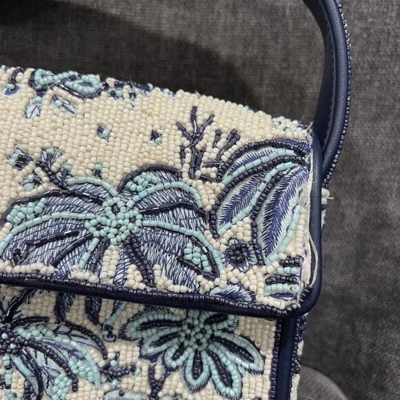 Staud Tommy Beaded Bag Toile de Pup - Picture 2 of 16